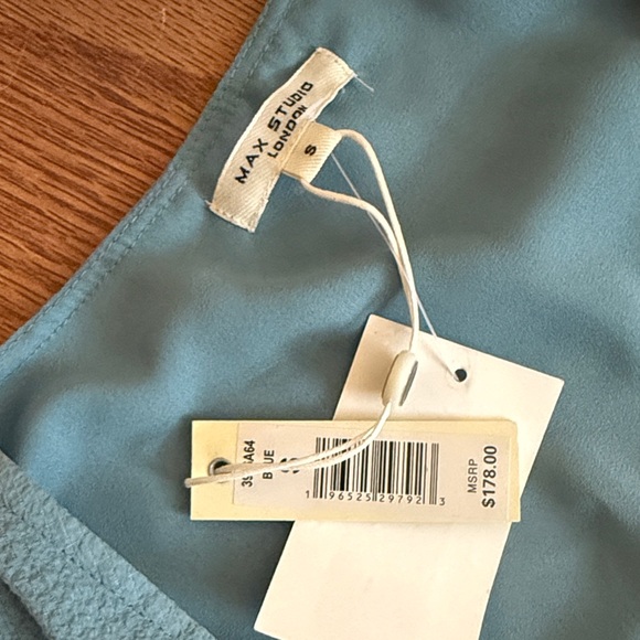 Max Studio Ruffled Blue Maxi Dress - Picture 4 of 5